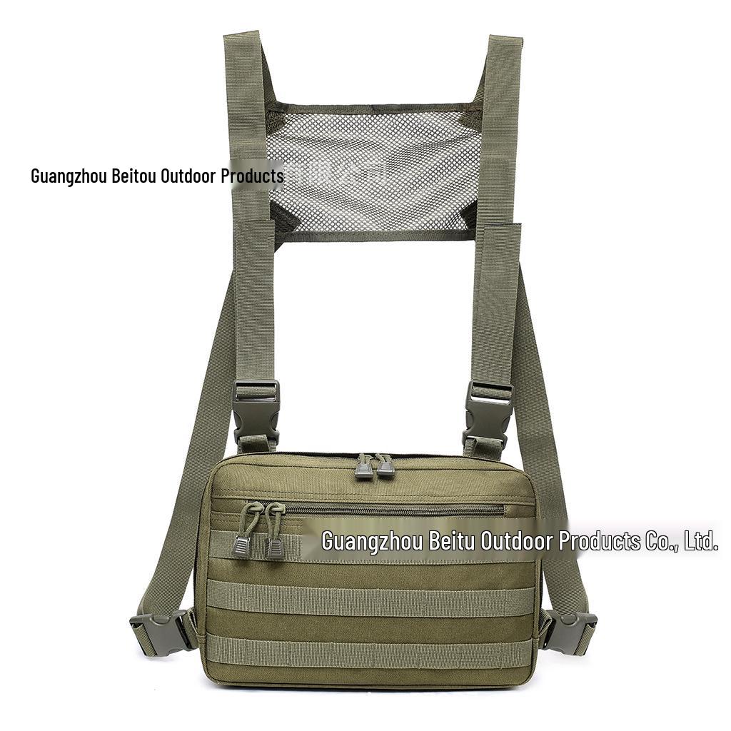 Tactical Chest Bag: Multifunctional, Large Capacity Vest & Waist Bag for Outdoor Sports