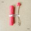 Large Cold Perm Rods for Women's Hair, 10-Pack - Plastic Hollow Curling Texture with Rubber Band Core