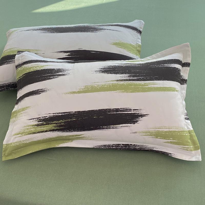 Ložní prádlo 4dílná sada: Prostěradlo a povlak na přikrývku, Jednolůžko do koleje, Jednoduchý styl