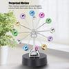 Perpetual Motion, Desk Ornaments Accessories, Battery Powred Science Device Revolving Ball for Desk Decorations