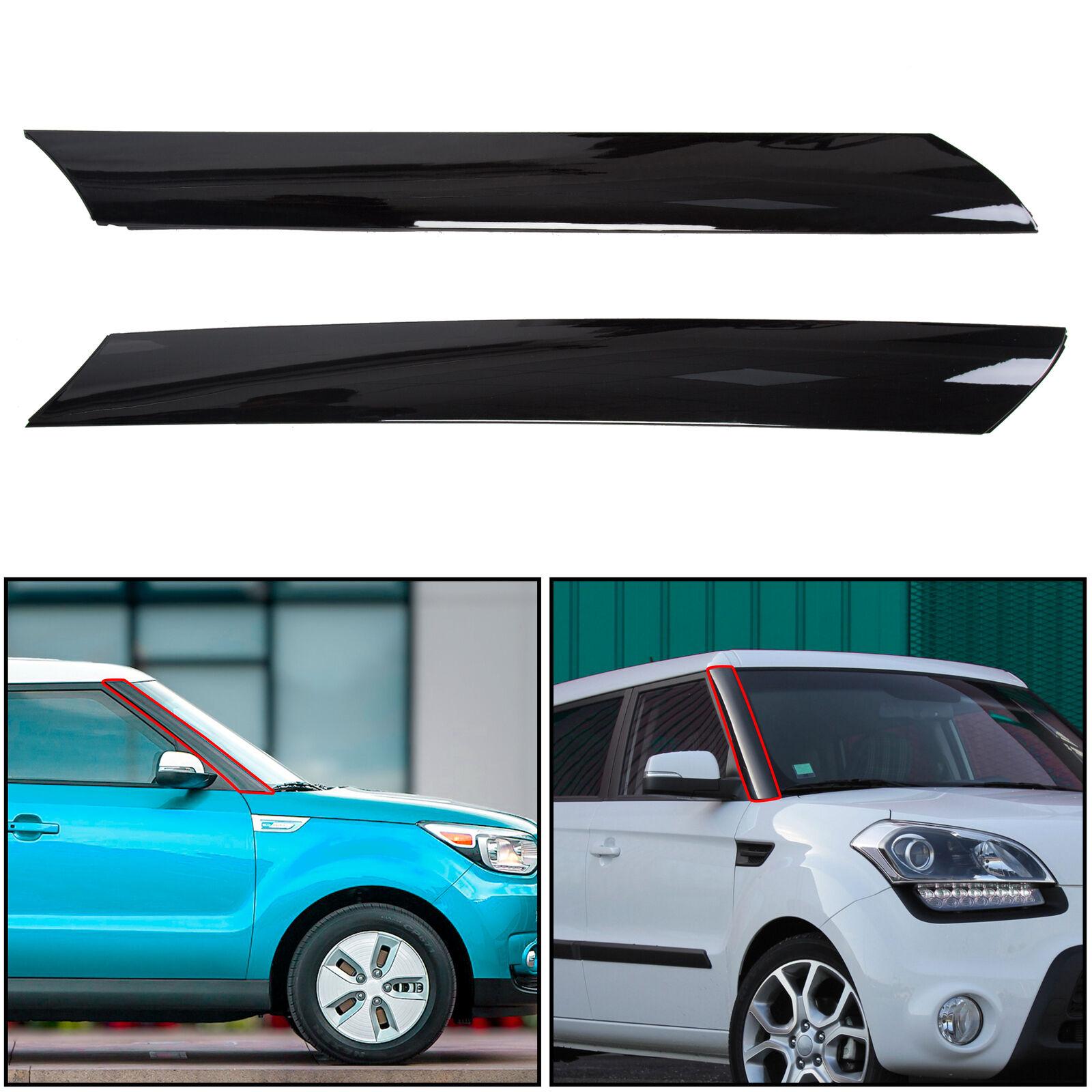 Внешний молдинг стойки лобового стекла передний левый + правый для Kia Soul 2010-2013 86170-2K500 86180-2K500 NONE