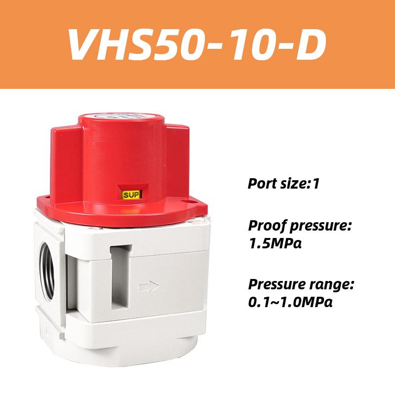 Pneumatic Residual Pressure Relief Valve VHS Series VHS20-01A VHS20-02A VHS30-02A VHS30-03A VHS40-03A VHS40-04A
