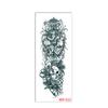 Adesivo Tatuaggio Braccio Intero Impermeabile Sudore Fiore Braccio Maschile e Femminile Braccio Tatuaggio Temporaneo Adesivo Tatuaggio
