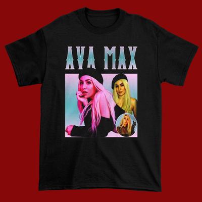 New Popular Ava Max So Am I Shirt Cotton Black S-5XL FF146 Unisex T-Shirt
