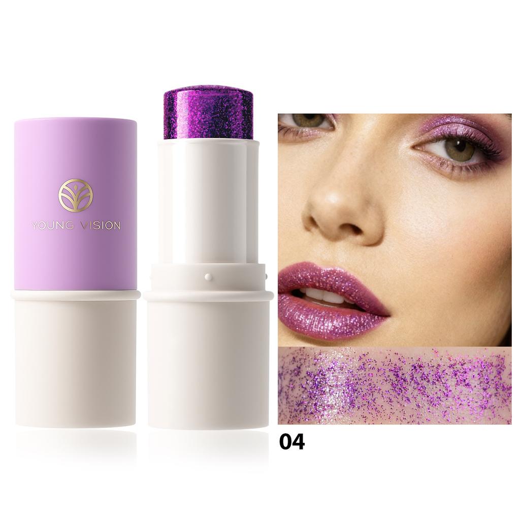 7 Color Stage Makeup Face Glitter Eyeshadow Beauty Makeup Pearlescent Colorful Body Glitter Stick