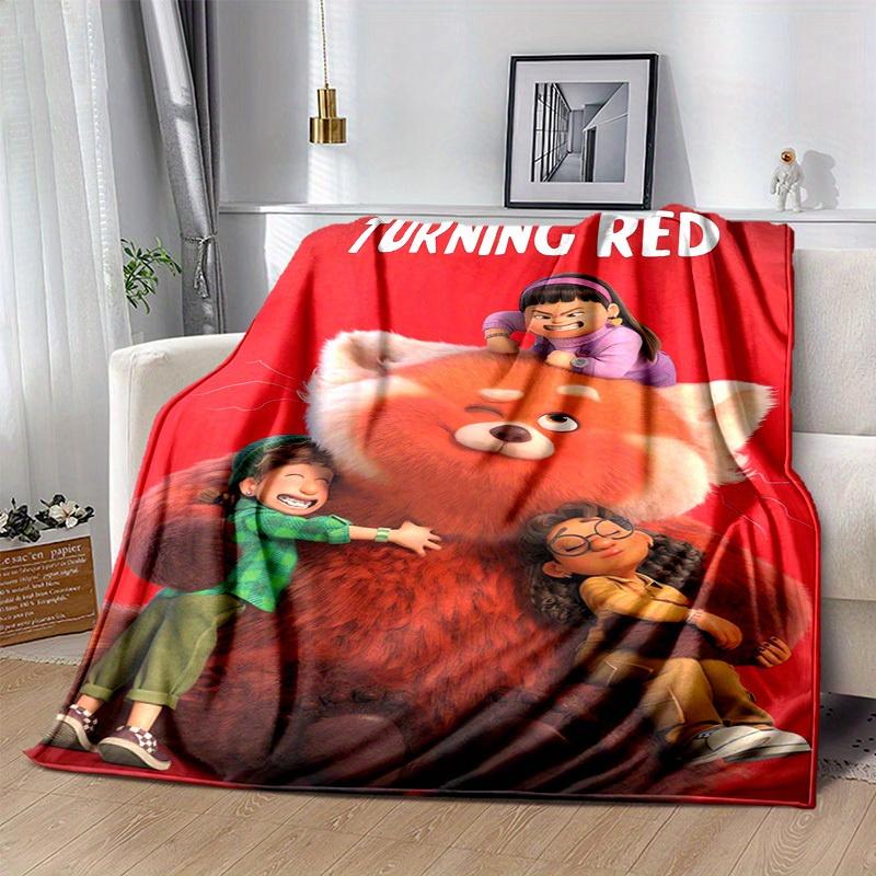 1 Stück, Rot: Roter Panda Decke Perfekt für Wohnkultur, Sofadecke, Reise Geschenk, Camping, Büro Nickerchen
