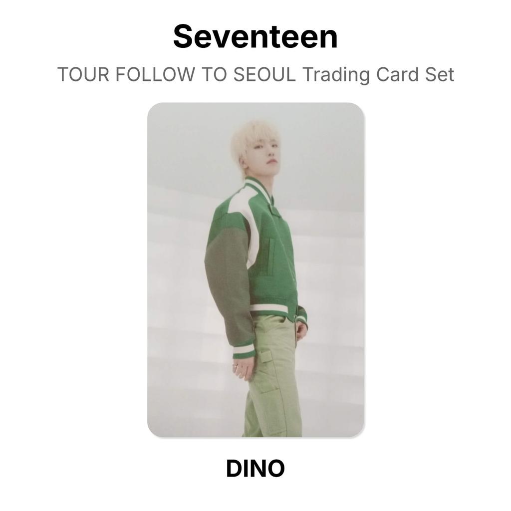 Seventeen TOUR FOLLOW TO SEOUL Trading Card Set Official Photocard