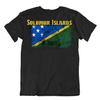 Solomon Islands Flag Tshirt TShirt Tee Top City Map Canton Charged Good Tricot