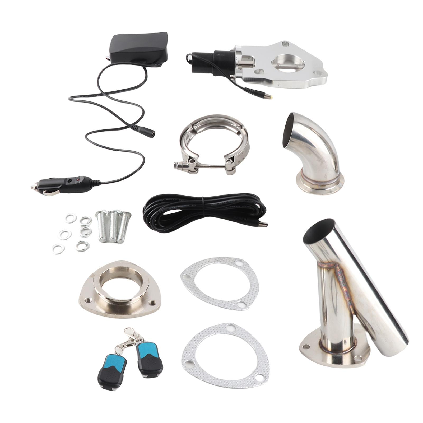 

2in Stainless Steel YPipe Car Modification Exhaust CutOut Kit Remote Control