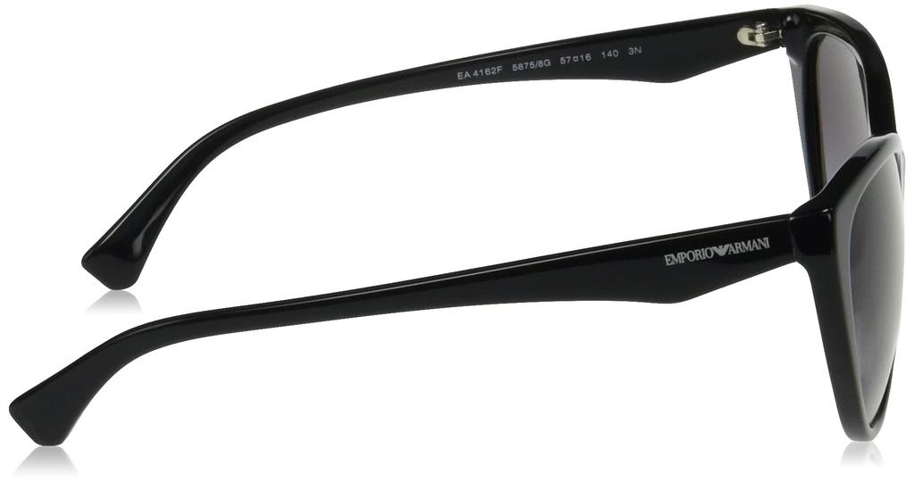 Emporio Armani Sunglasses 58758G Grey 57 Women's EA4162F, Black/Gradient Lens,