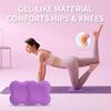 2pcs Yoga Knee Mat Thickened Soft TPE Shock Absorption Support Mat Durable Portable Elbow Cushion Yoga Accessories
