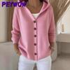 Women's Fashion Casual Solid Color Print Autumn Winter Long Sleeve Hoodie