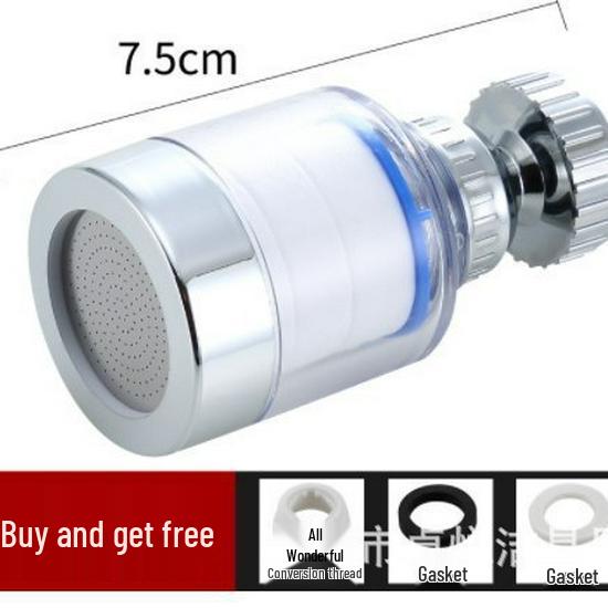 Purificatore d'Acqua per Rubinetto Universale Anti-Schizzi & Booster per Cucina