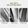 Car Interior Seat Belt Cleaning Tool Double-sided U-shaped Foldable Tray Sponge Brush Seat Belt Handguard Car Detailing