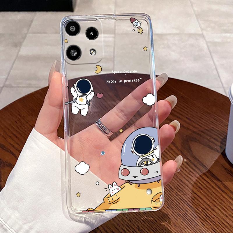 Casing For Nothing Phone 3a Lite Case Aesthetic Cute Cat Astronaut Transparent Soft Silicone Back Cover Phone3aLite Phone Case