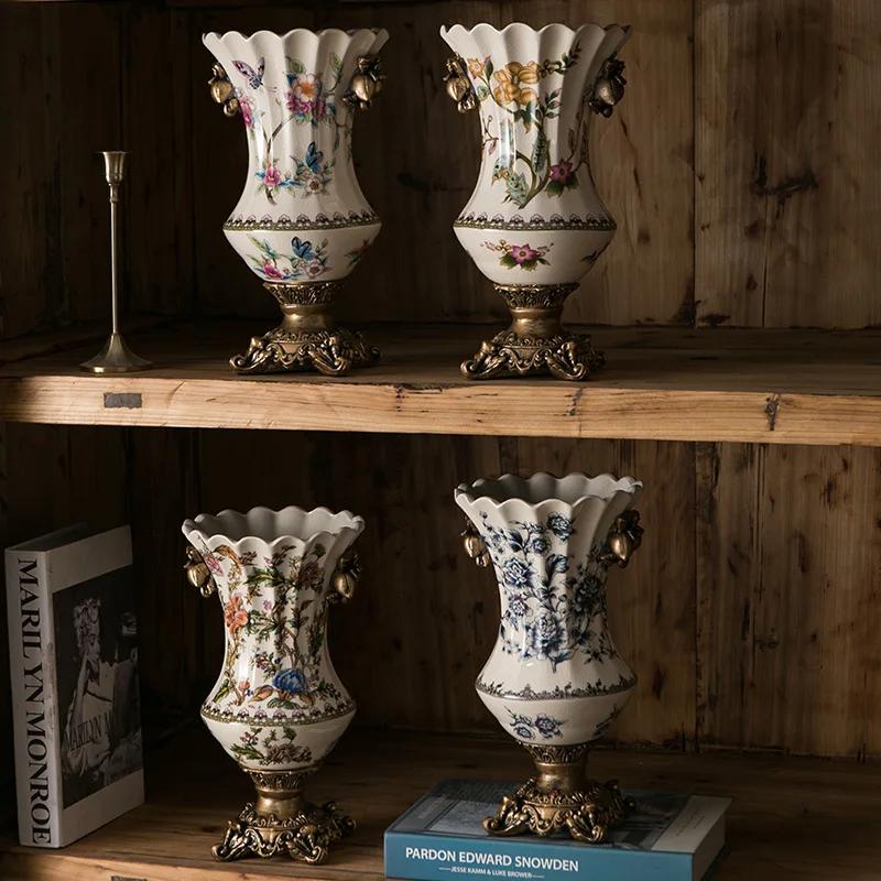 Ice Crack Ceramic Vase Creative Home Decoration Crafts Flowers Dried Flower Vase Decoration Table Flower Arrangement Decoration