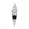 Deer Snowflake Tree Shape Christmas Wine Stopper Zinc Alloy Gold/Silver Wine Bottle Sealer Sealed Decorative Wine Cork