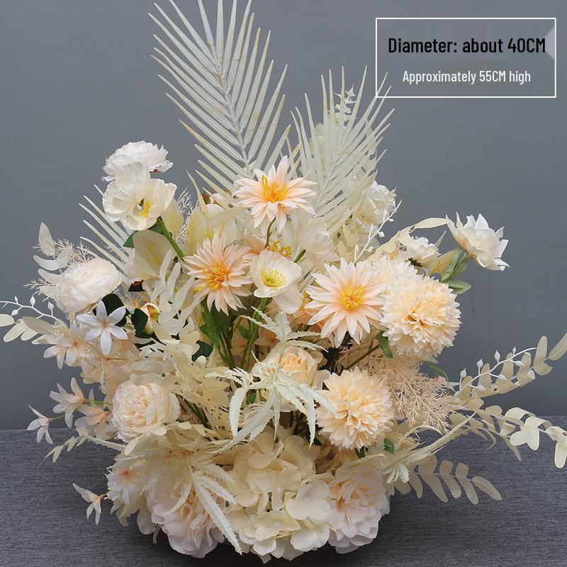 Large Silk Eucalyptus Floral Aisle Decoration for Weddings