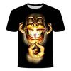 3D Fashion Funny Monkey Graphic T Shirts Summer Casual Animal Pattern Men's T-shirt New Hip Hop Print Short Sleeve T-shirts Tops