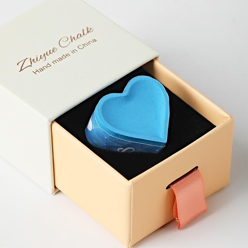 

Heart-Shaped Chocolate Billiard Chalk - Black Eight Snooker Supplies