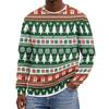 Men's Christmas Hoodless Neck Pullover Sweatshirt, for Him