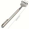 Retractable Back Scratcher - an Anti-Itch Tool with Ergonomic Handle and Features for Easy Access To Hard-To-Reach Areas
