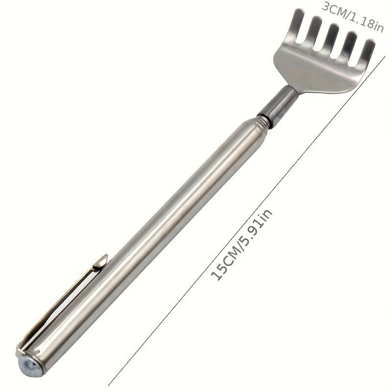 Retractable Back Scratcher - an Anti-Itch Tool with Ergonomic Handle and Features for Easy Access To Hard-To-Reach Areas