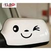 Y-111 Cute Smiley Face Rearview Mirror Car Stickers (Pair)