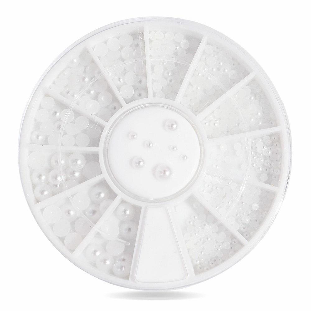 

1 коробка, заклепки из розового золота, шпильки для ногтей из сплава, геометрическая звезда, круглые 3D украшения для ногтей в колесе