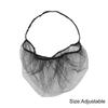 100Pcs Elastic Nylon Facial Beard Bib Bonnet Disposable Beard Turban Facial Apron Caps  for Men