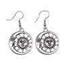 Drop & Dangle Earring Sun Moon Vintage Jewelry SuppliesEarring Size 18x19mm QE030