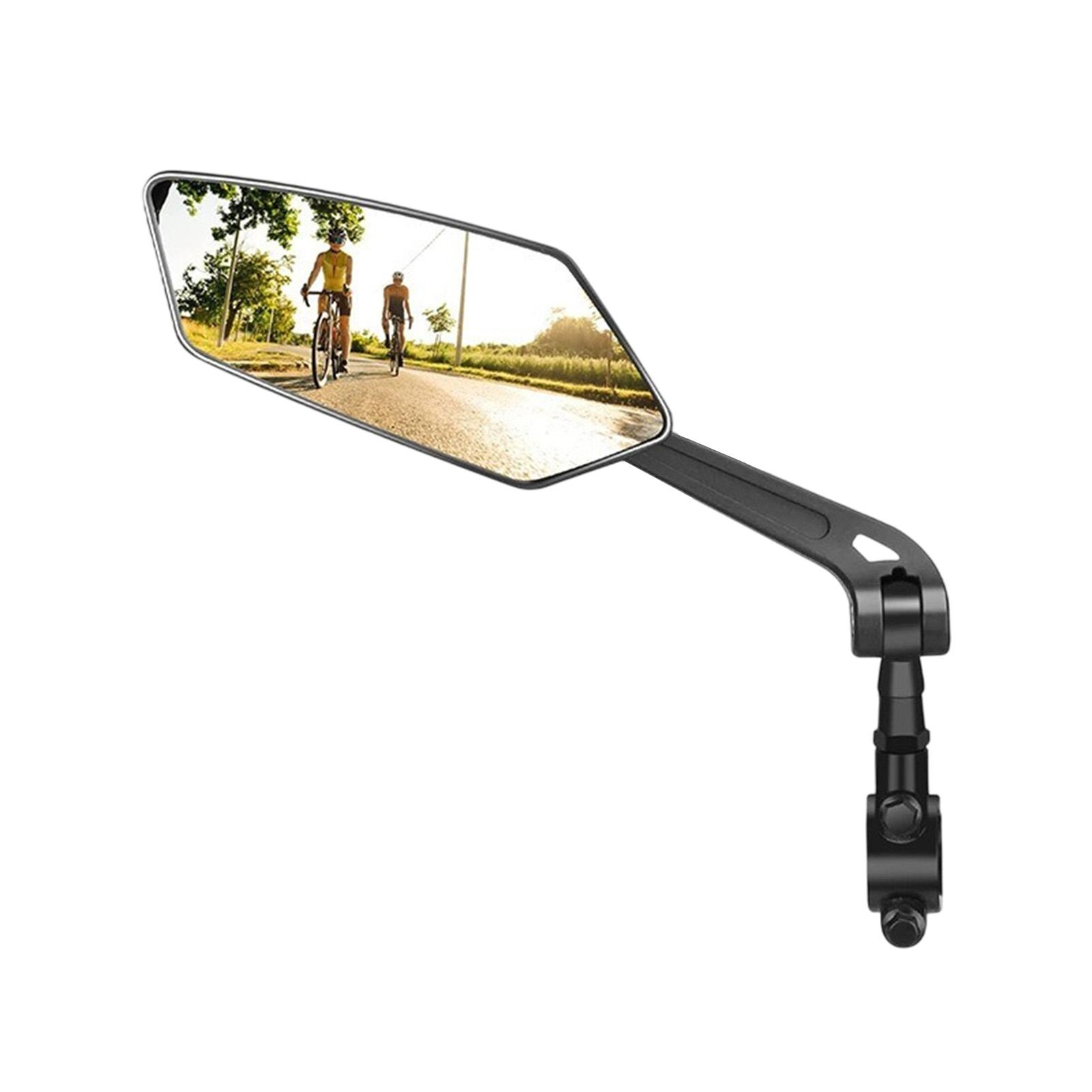 

Bike Rearview Mirror Reflector Adjustable Rotatable Handlebar Mirror Clear Rearview Electric Scooter Cycling Bicycle Accessories