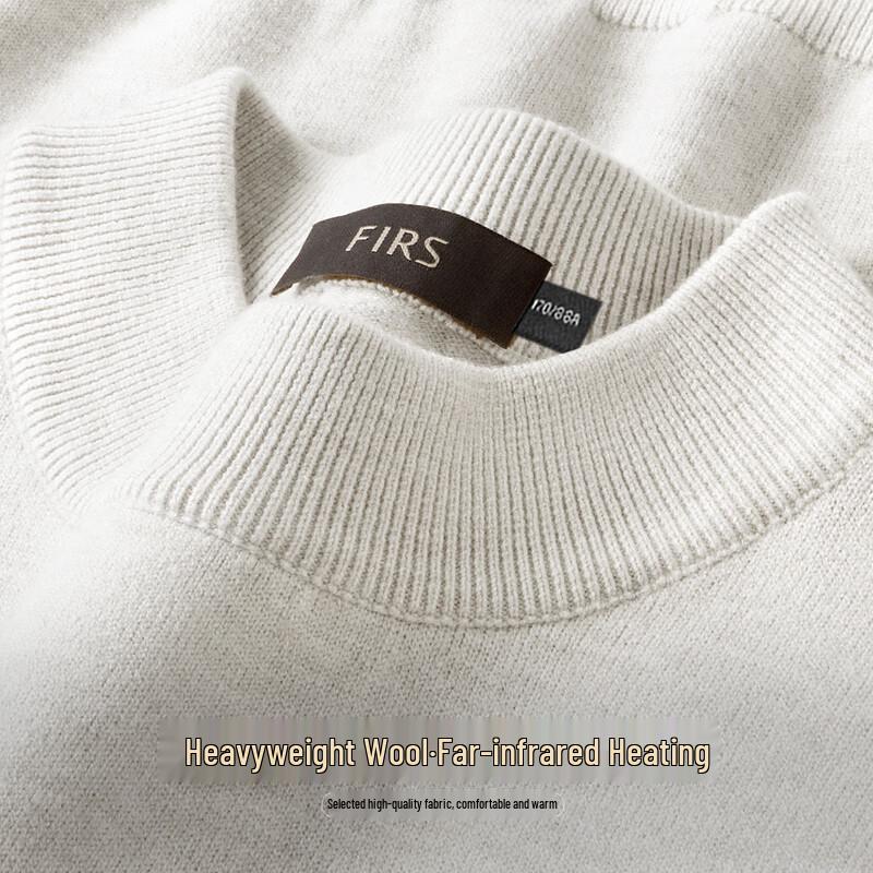 FIRS Men s Far Infrared Machine Washable Crew Neck Knit Sweater M 170/88A