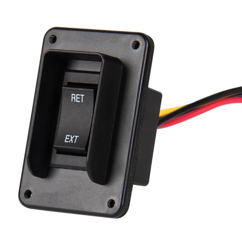 Strombuchsen Momentschalter Umpolungsschalter Wippschalter Motorsteuerung DPDT (EIN)-aus-(EIN) 12V 24V Schalter
