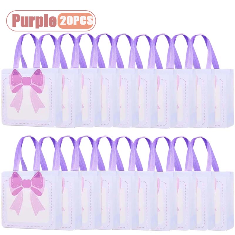 1-20PCS Cartoon Dopamine Handbag for Children High-End Non-Woven Fabric Party Gift Bag for Birthdays and Souvenirs