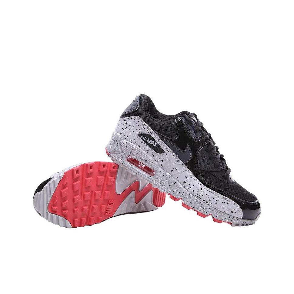 Nike Air Max 90 Versatile Comfortable Running Shoes Women sneaker White Black 325213-031