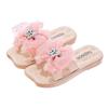 Rutschfeste weiche Sohle Sommer-Hausschuhe für Mädchen - Niedliche Prinzessin Sandalen mit einem Riemen für draußen & Strand