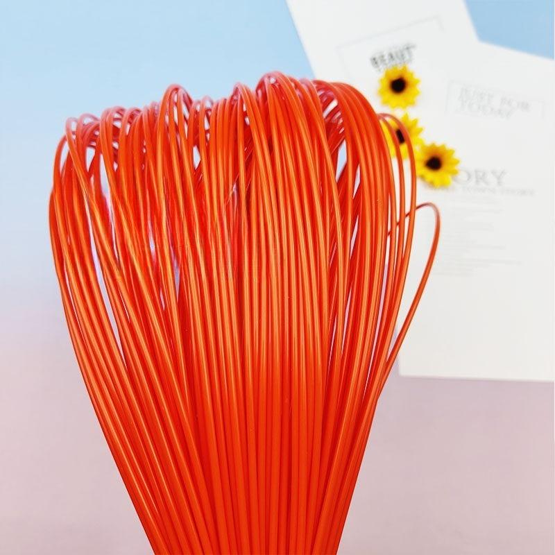 500g 2.4mm PE Round Synthetic Rattan Weaving Material Plastic Knit for Furniture Repair Chair Table Basket about 90Meter