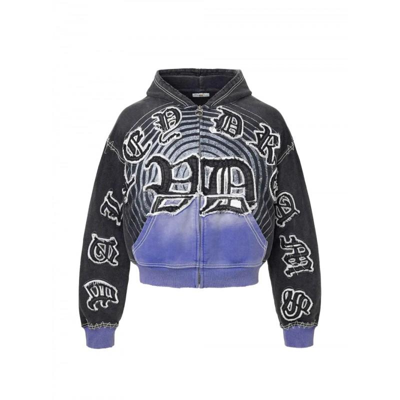 Winter Hip Hop Streetwear Hoodie Star Letter Print Loose Fit Teens Adults