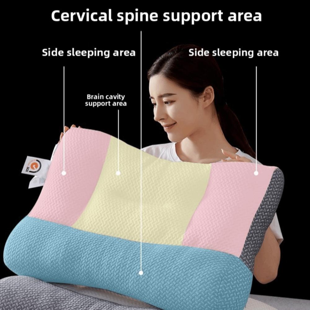 Neck Relaxing Neck Supportive Pillow Cotton Cover Sleeping Pillow New Memory Foam Pillow Home Use