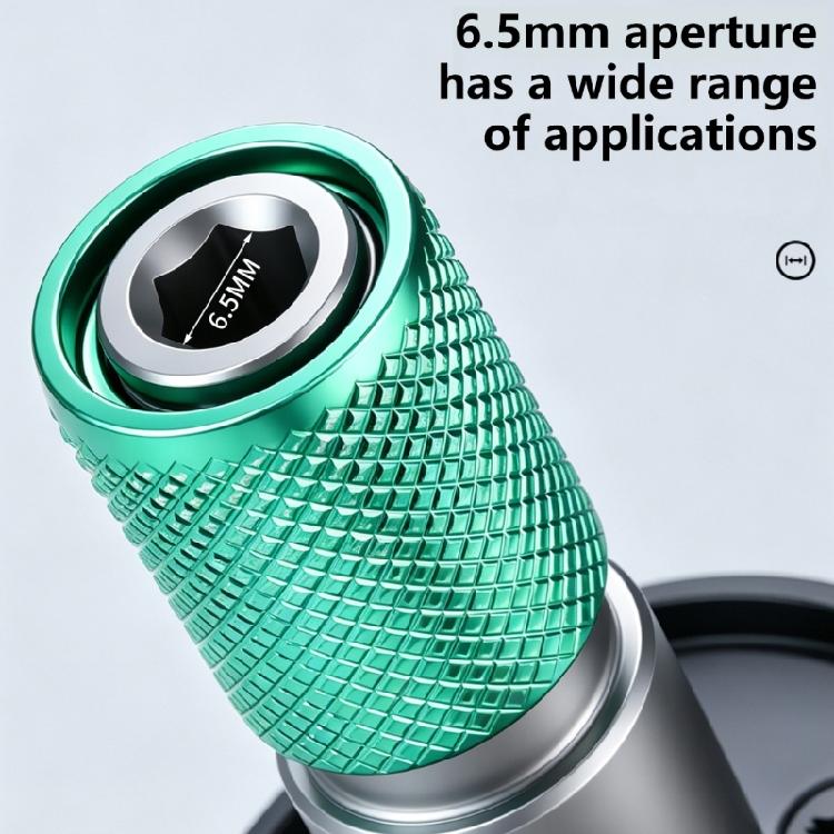 Metal Drill Bit Conversion Head with Knurled Sleeve for Household Repairs, Assembly Work and General Tool Use Daily