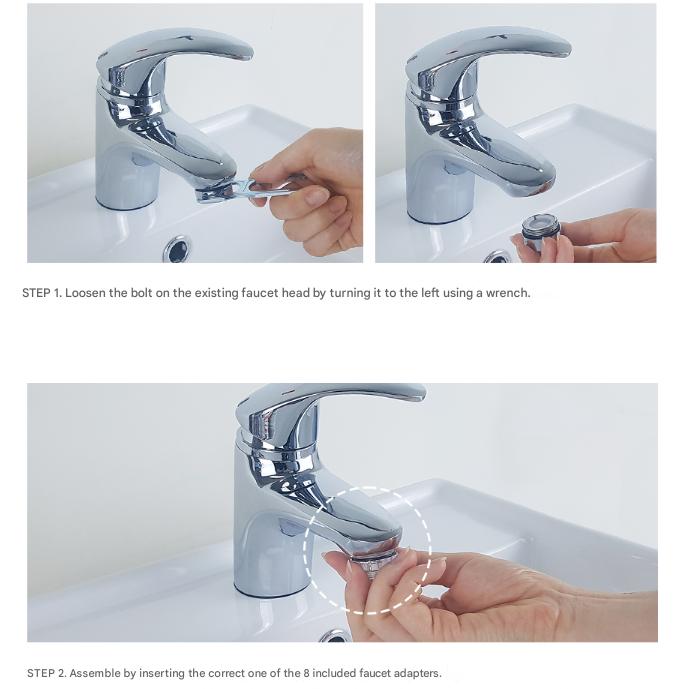 atojet Cleansing Washbasin Faucet Filter – ACF Activated Carbon Purifier, Korean