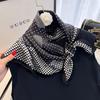 100% Pure Silk Scarf for Women Foulard High Quality Square Female Headkerchief Neckerchief Shawl Wraps Hijab Bandana Scarves