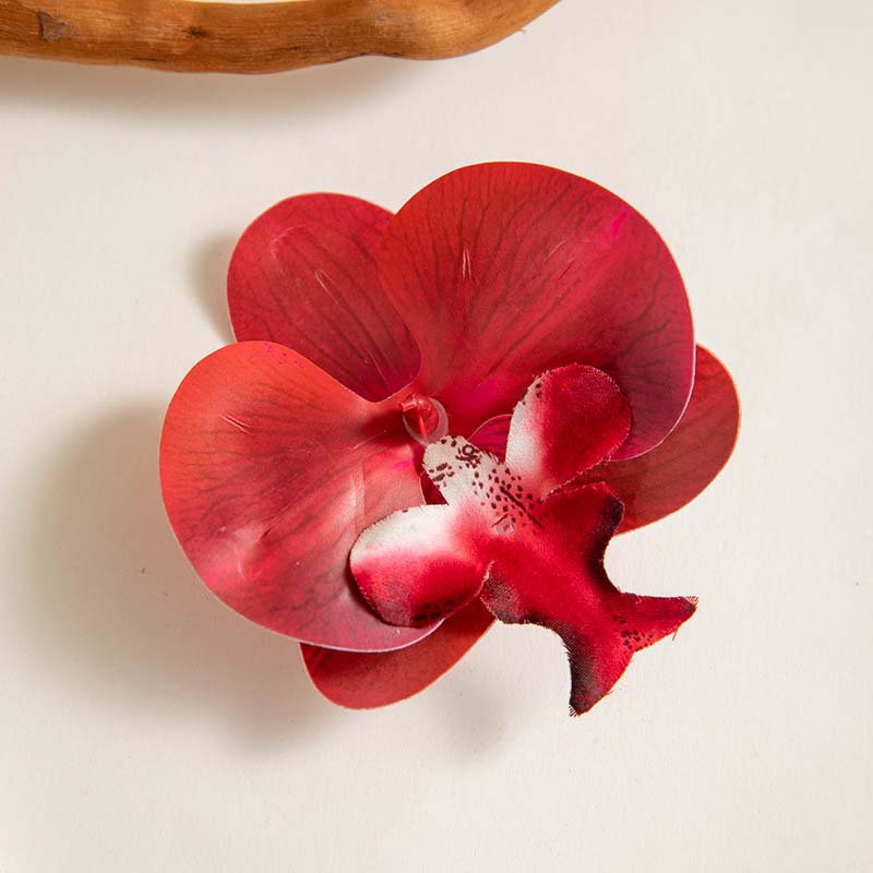 Fashion Butterfly Orchid Hair Clips for Women Sweet Cloth Big Flower Duckbill Clip Bangs Clip Headwear Hair Accessories Gifts