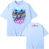 T-shirt Sole di Mezzanotte Estate 2026 Comoda T-shirt Zara Larsson Stampa Grafica TEE Cotone Casual Girocollo Top