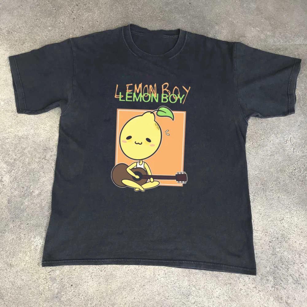 Rare Cavetown Band Lemon Boy Black S to 5XL Unisex Shirt SG354 S разноцветный