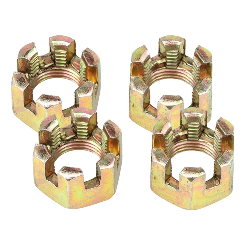 4 szt. Precyzyjnie dopasowana nakrętka tylnej osi do buggy Wzmocniona konstrukcja gwintu Odporność na wibracje Zastosowanie w każdym terenie