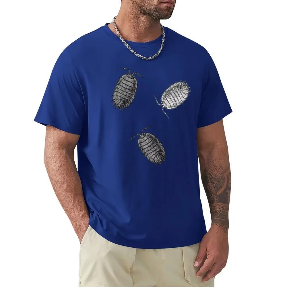 B&W Isopods T-Shirt tops graphics mens t shirts