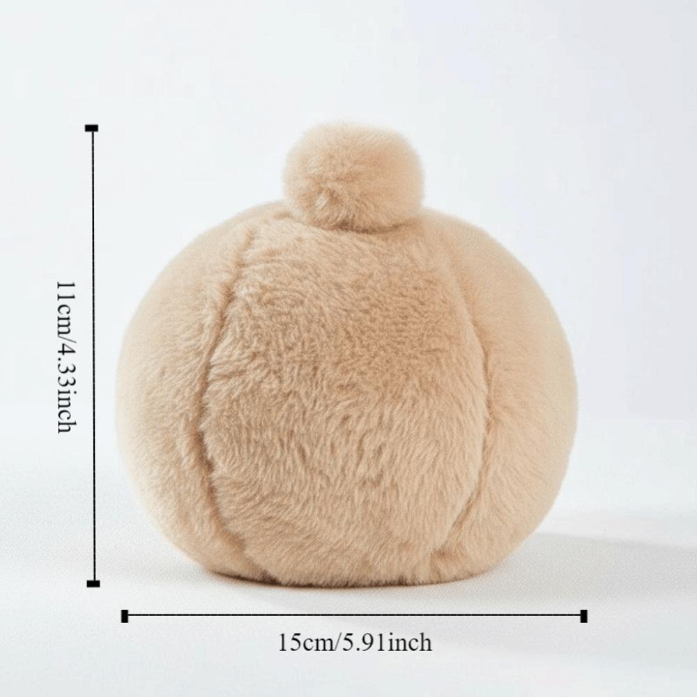 Bite Resistant Rabbit Soothing Ball Simulated Rabbit Buttocks Soft Pet Chewable Ball Comfortable Rabbit Venting Ball