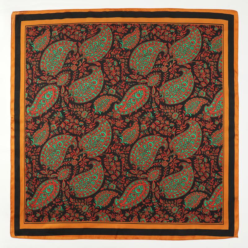 Women Silk Scarf Fashion Hair Scarf Silk Satin Neckerchief Scarf Women Luxury Hair Ties Hair Ornament Female Bandana Bag Scarves